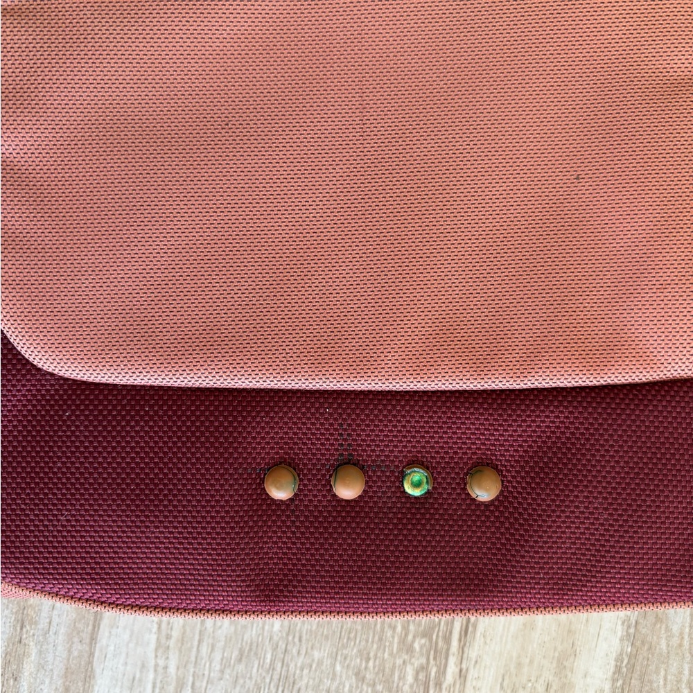 TUMI TECH Crossbody Bag Burnt Orange Unisex Read Description - Picture 4 of 8